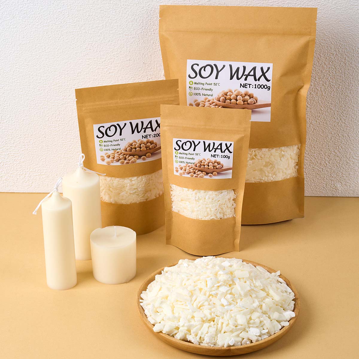1 Pounds Pure White Soy Wax Fo - Candle Making Workshop recension och pris