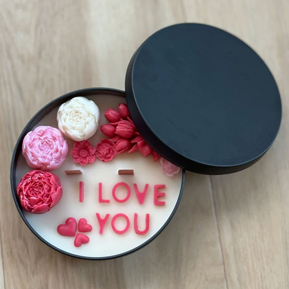 2pcs Austin Heart Silicone Can - Candle Making Austin recension och pris