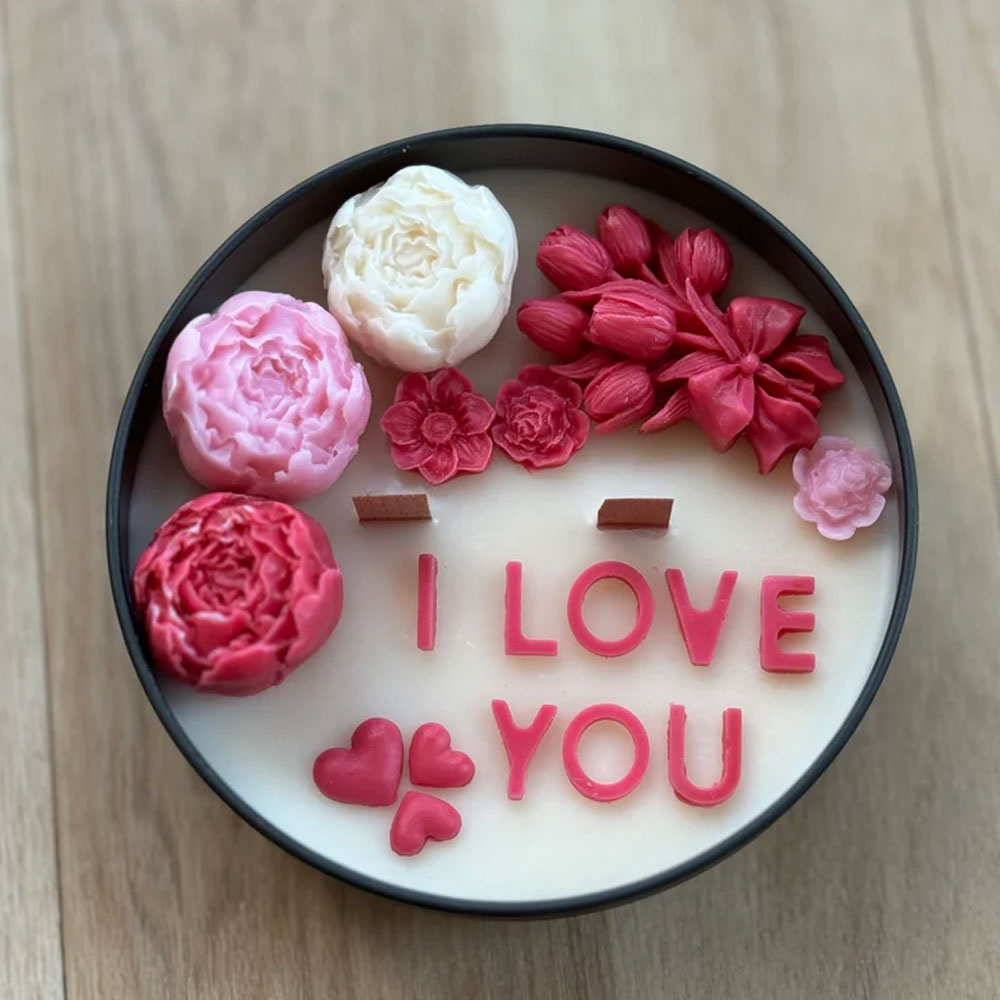 2pcs Austin Heart Silicone Can - Candle Making Austin recension och pris