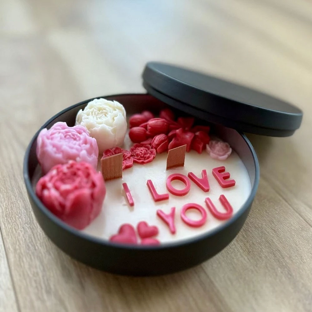 2pcs Austin Heart Silicone Can - Candle Making Austin recension och pris