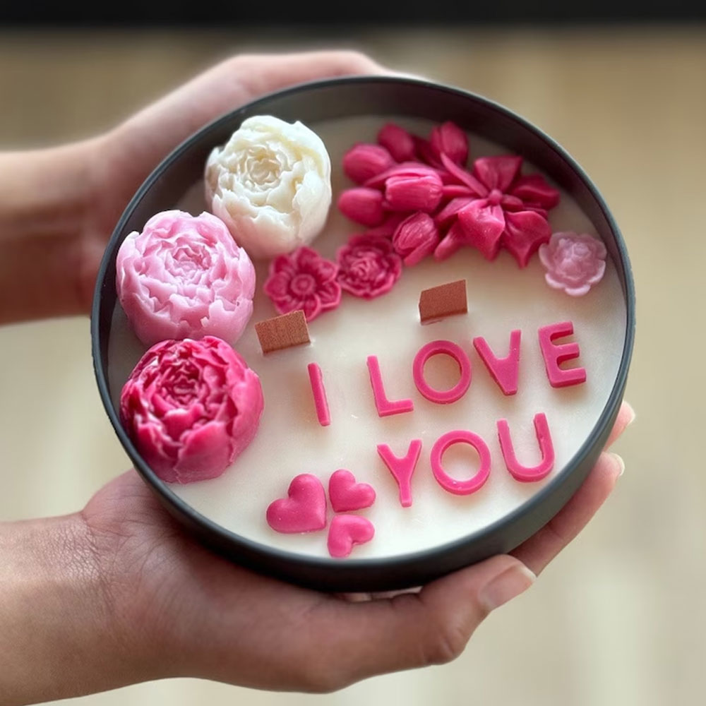 2pcs Austin Heart Silicone Can - Candle Making Austin recension och pris