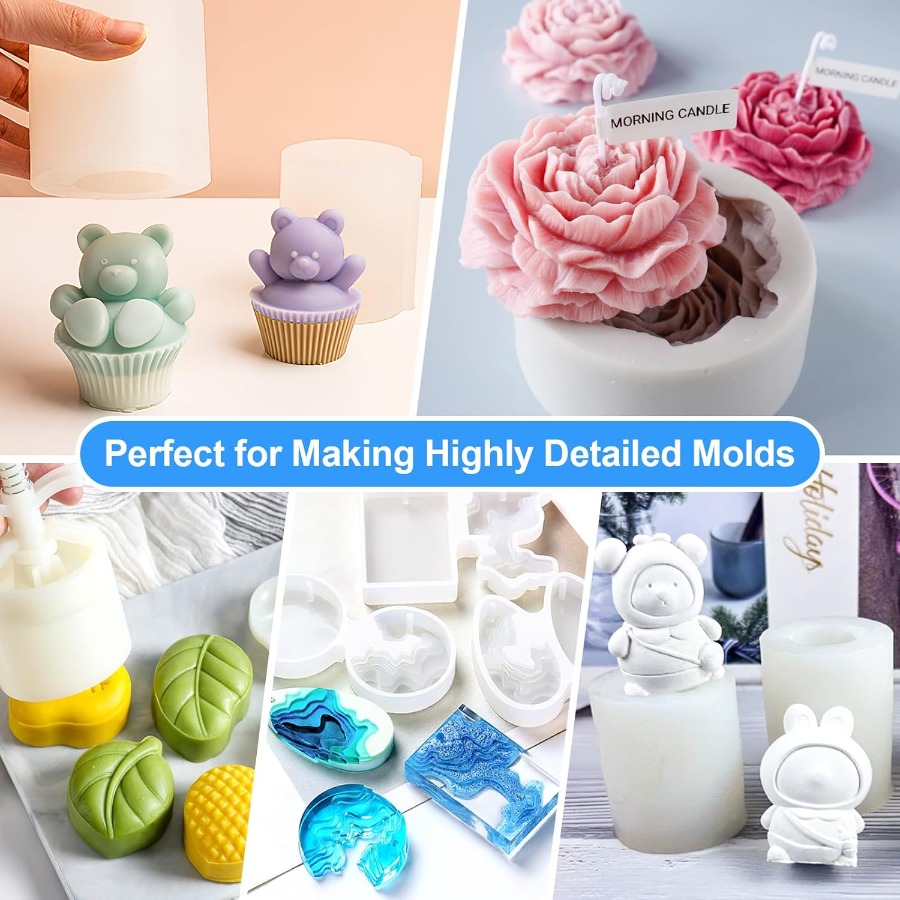 Silicone Mold Making Kit, 38.8 - Candle Making Workshop recension och pris